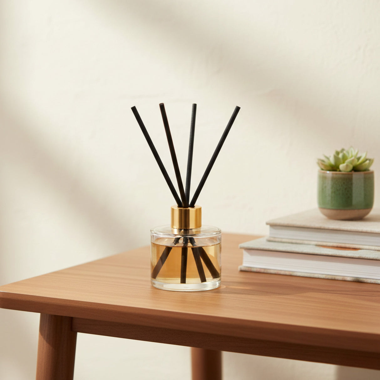 Circular Reed Diffuser BOTTLE - 100ml - Clear