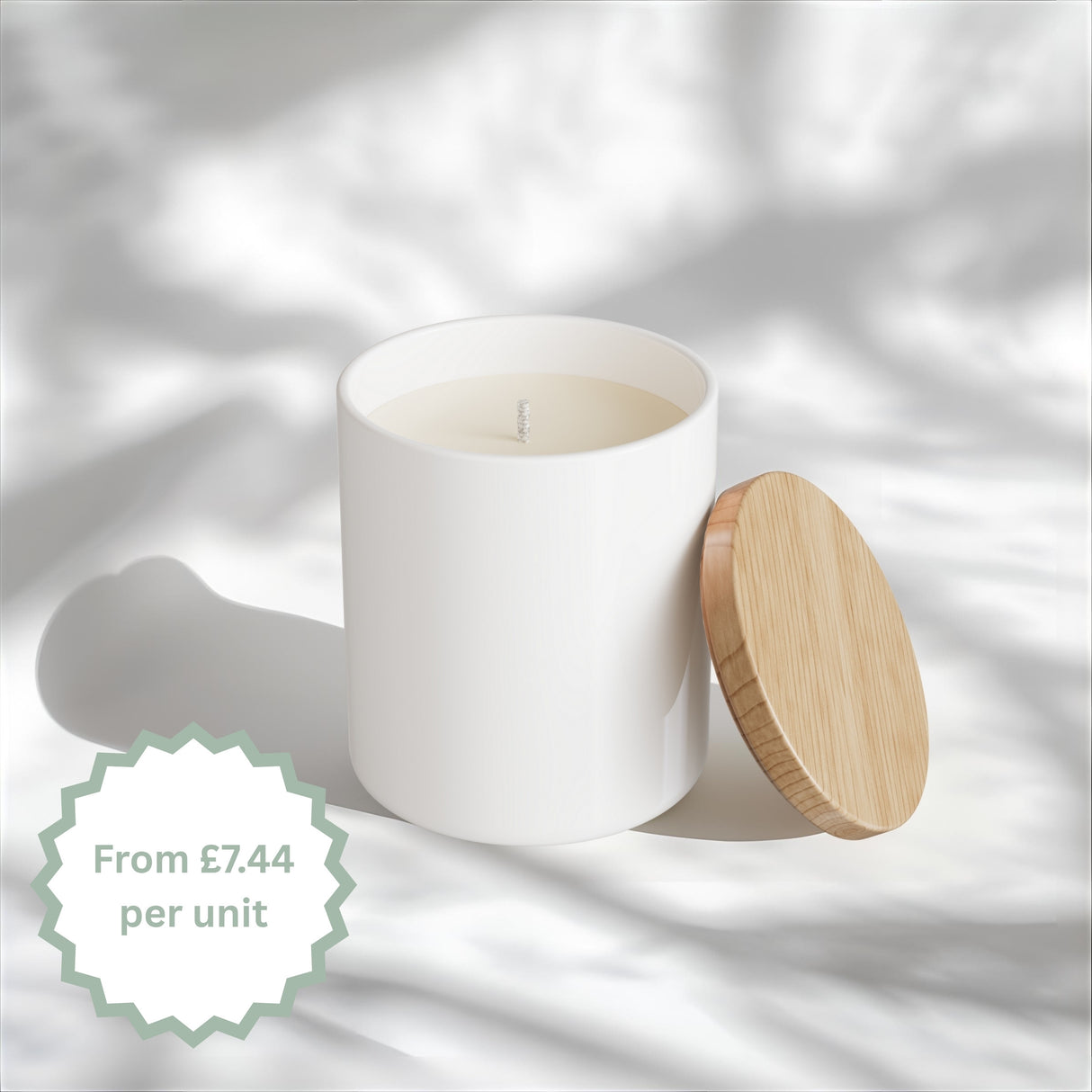 30cl Starter Signature Finished Candle – Gloss White