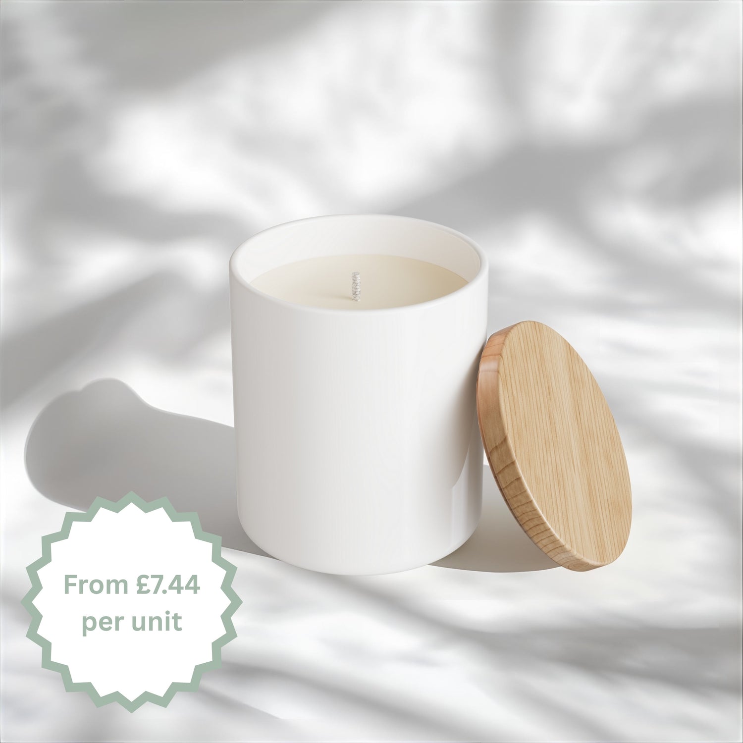 30cl Starter Signature Finished Candle – Gloss White