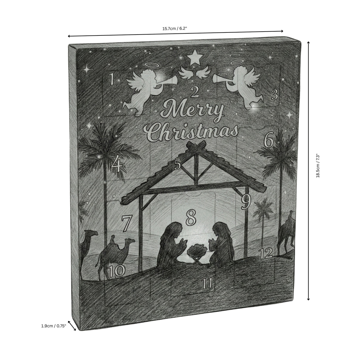 12 day Wax Melt Advent Calendar - Nativity Scene Discontinued