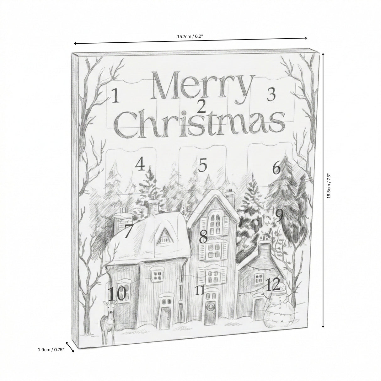 12 day Wax Melt Advent Calendar - Hearthside Hamlet