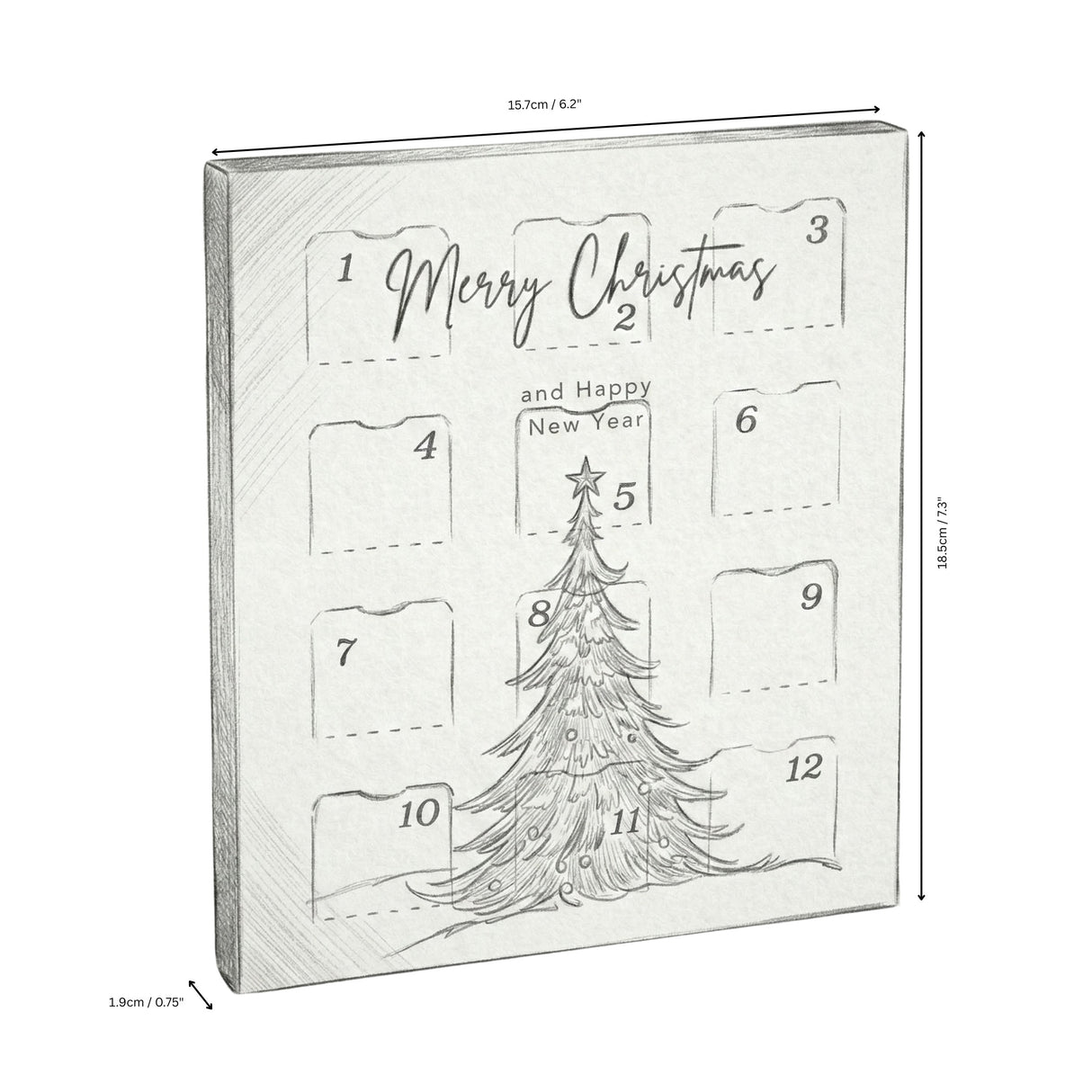 12 day Wax Melt Advent Calendar - Platinum Lumiere