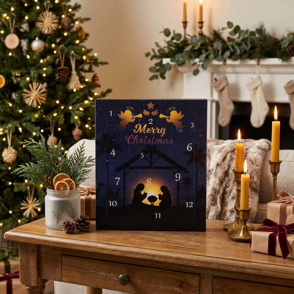 12 day Wax Melt Advent Calendar - Nativity Scene Discontinued