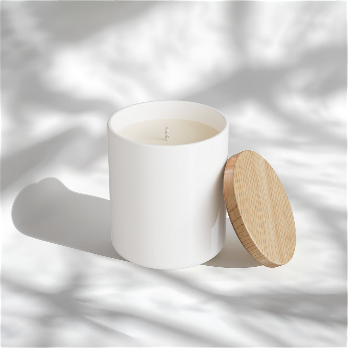 30cl Gloss White Kimberley Jar — 6 or 12 Finished Candles