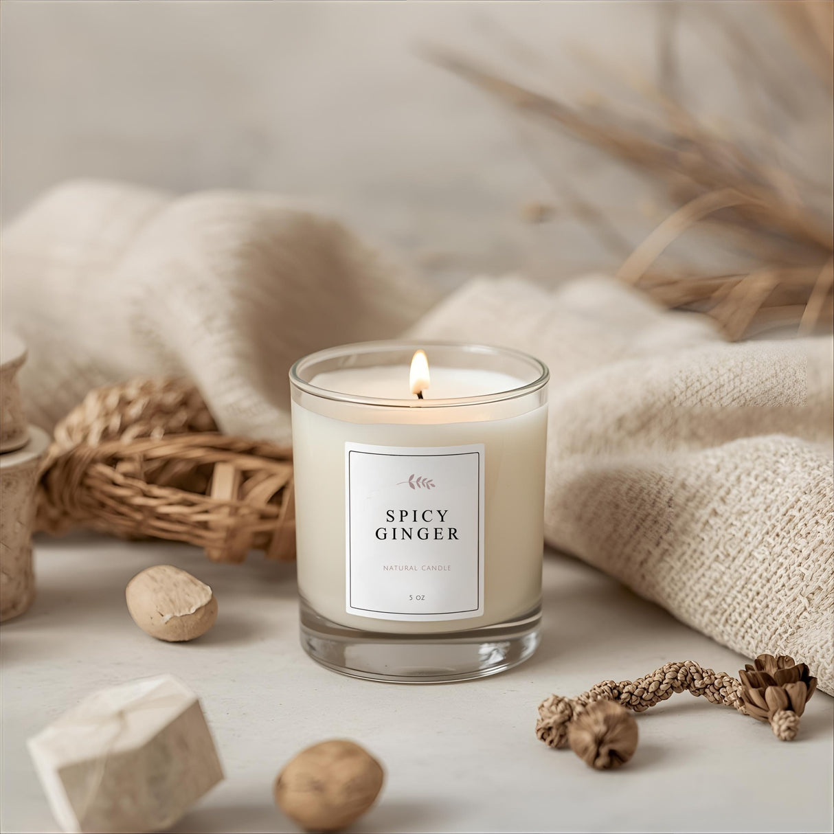 30cl Clear Kimberley Jar — 6 or 12 Finished Candles