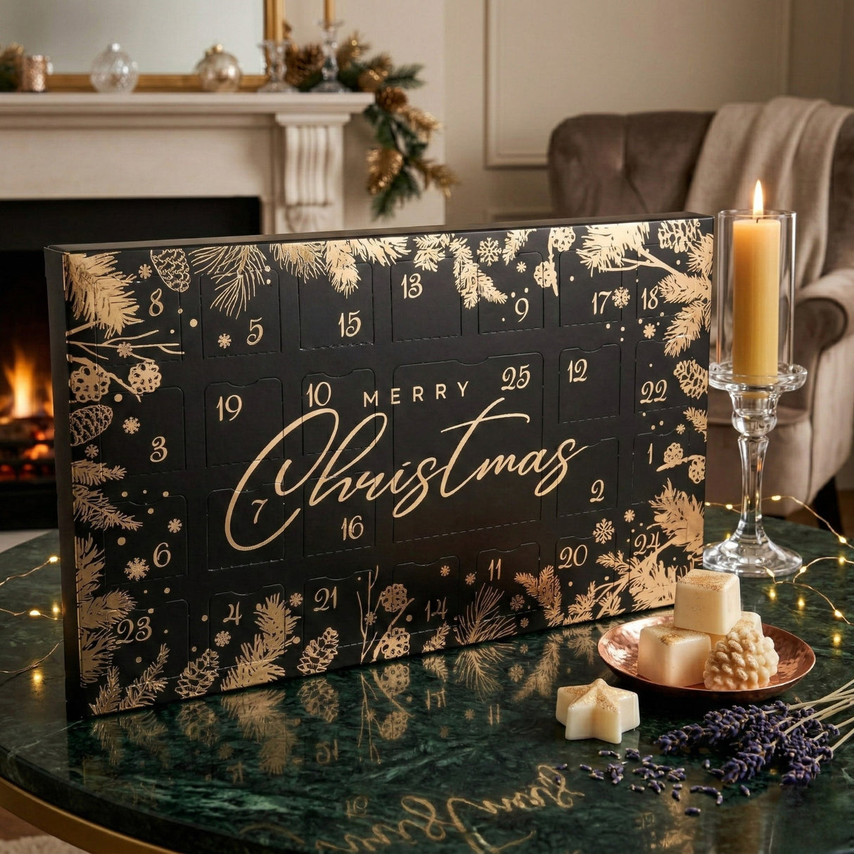 25 day Wax Melt Advent Calendar - Noir Luxe