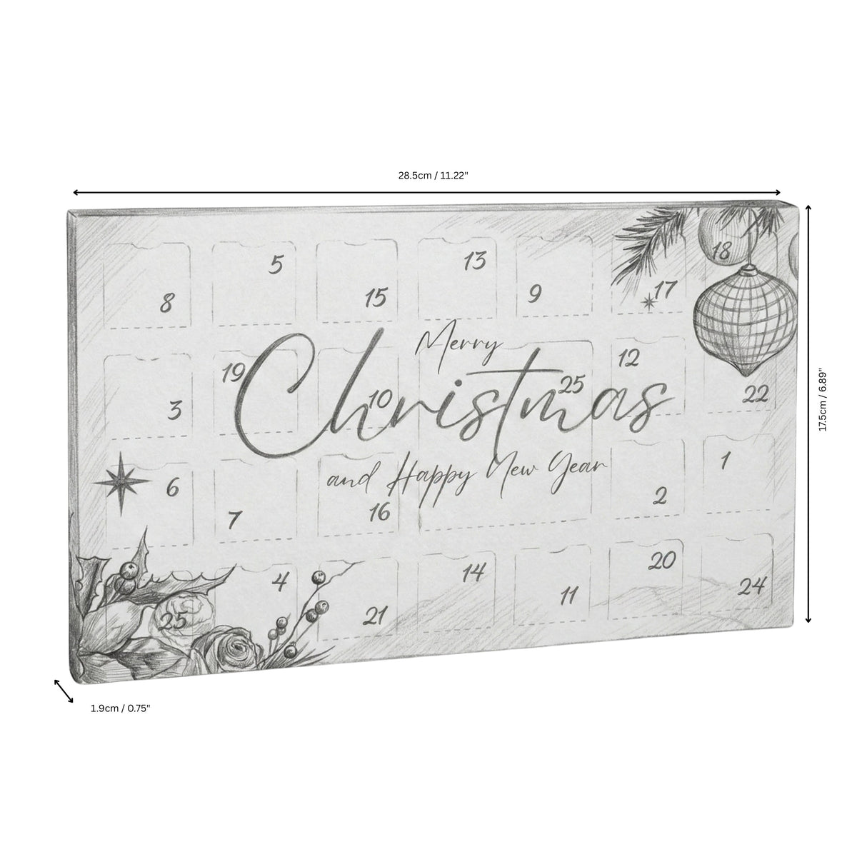 25 day Wax Melt Advent Calendar - Poinsettia Glow