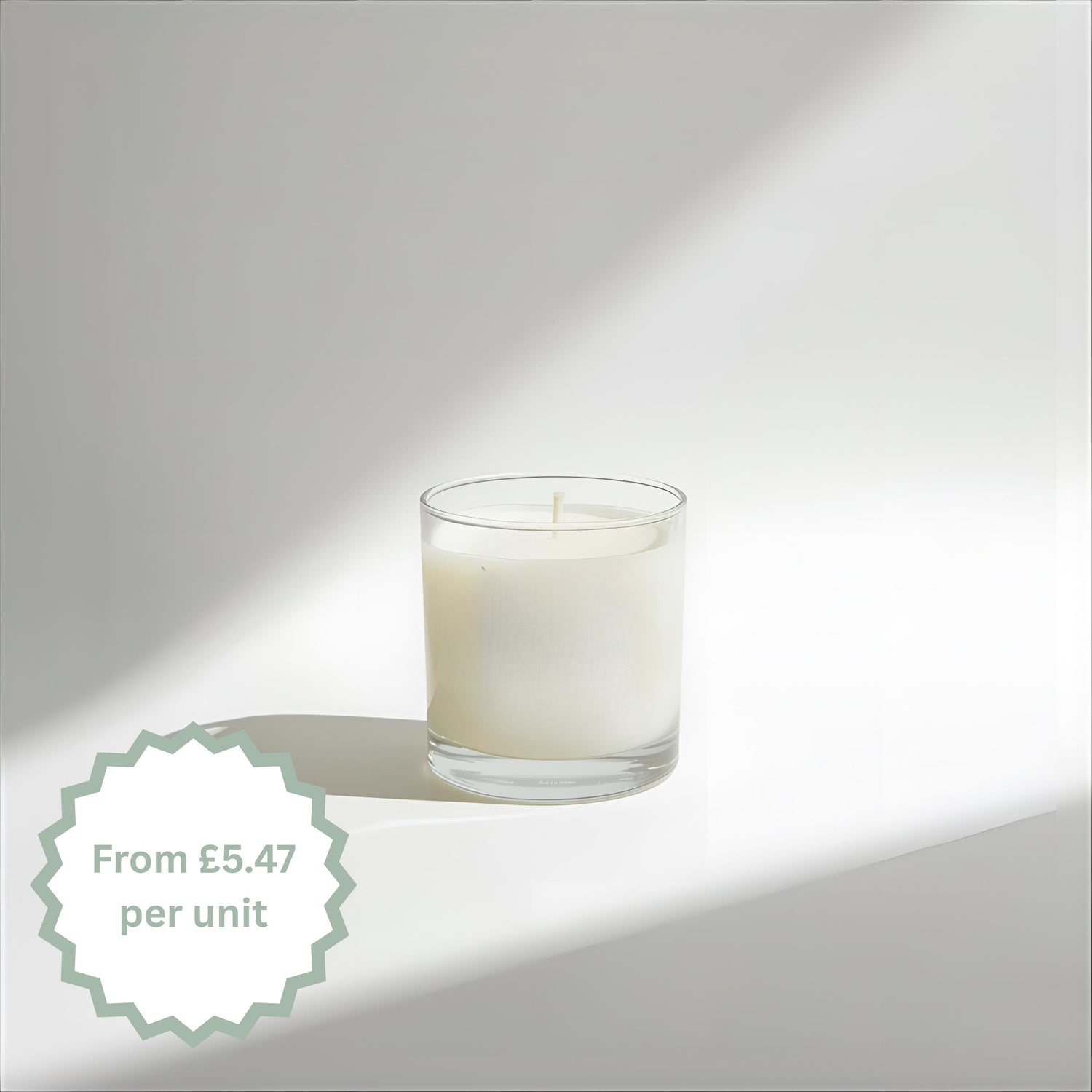 20cl Starter Signature Finished Candle – Clear Glass