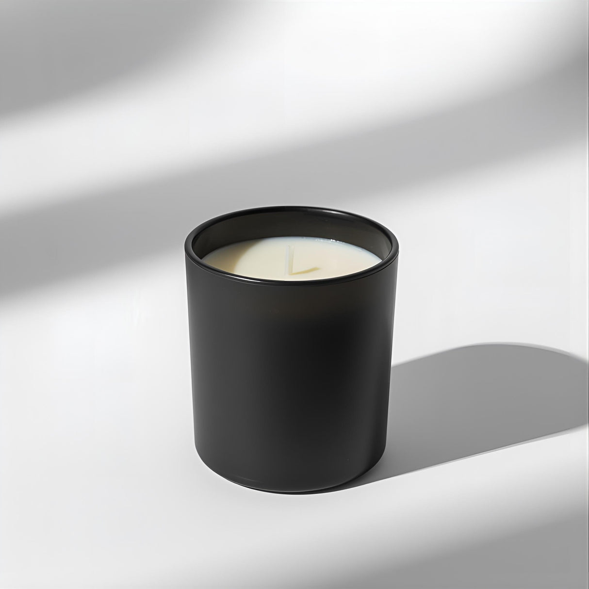 20cl Matt Black Oxford Jar — 6 or 12 Finished Candles