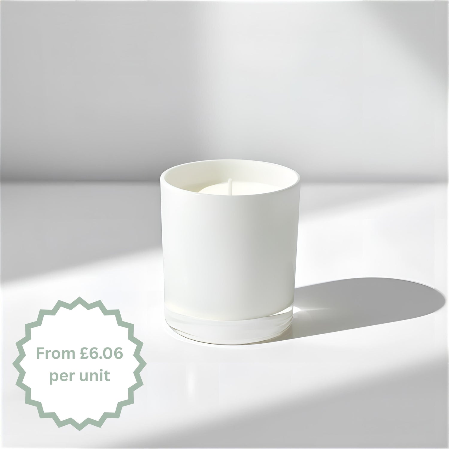20cl Starter Signature Finished Candle – Gloss White
