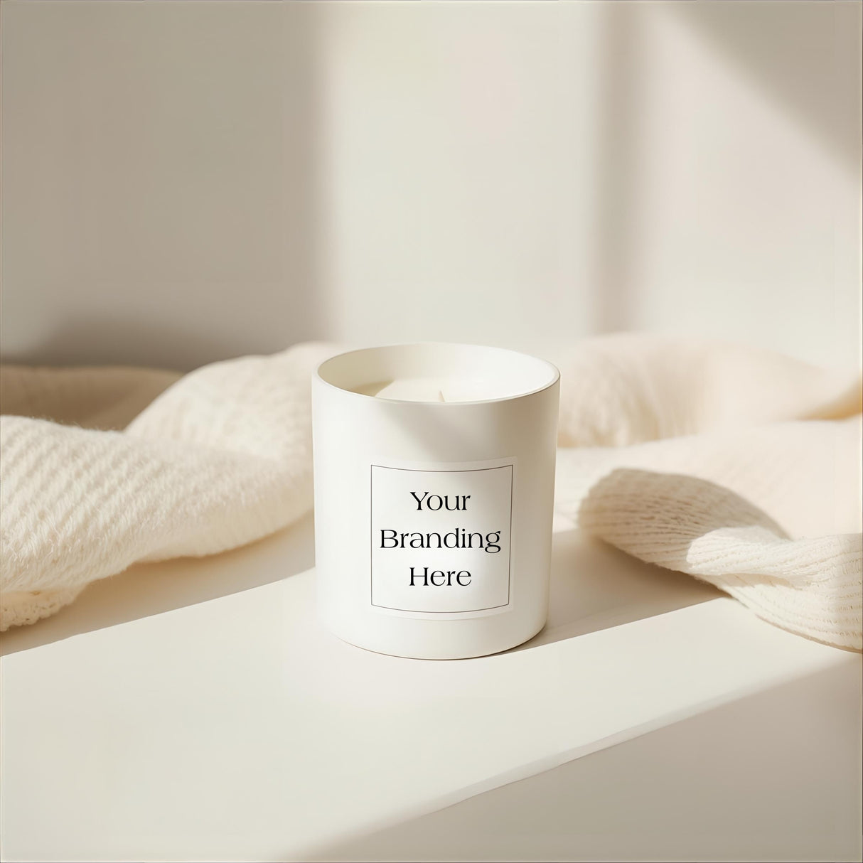 30cl Starter Signature Finished Candle – Gloss White