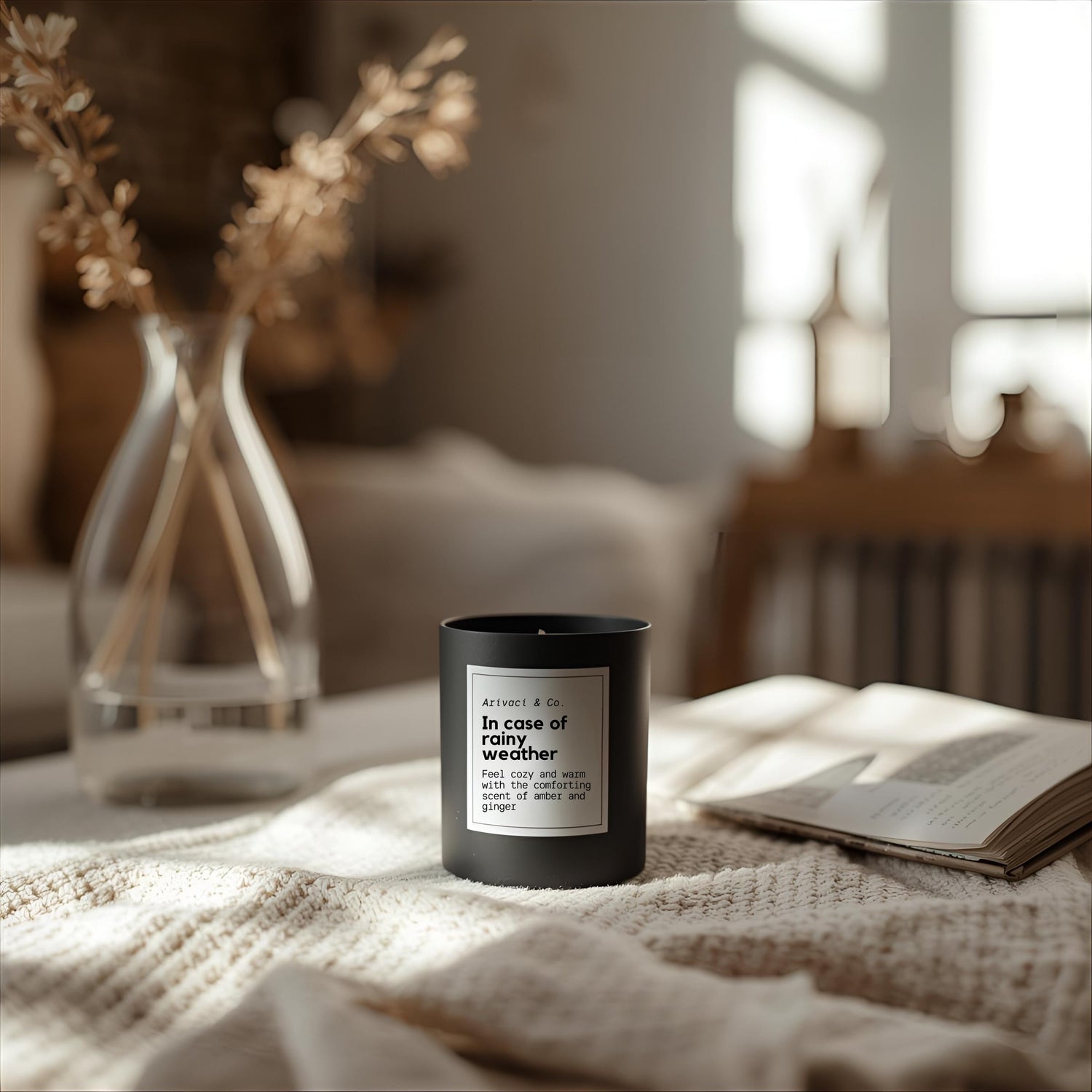 30cl Starter Signature Finished Candle – Matt Black