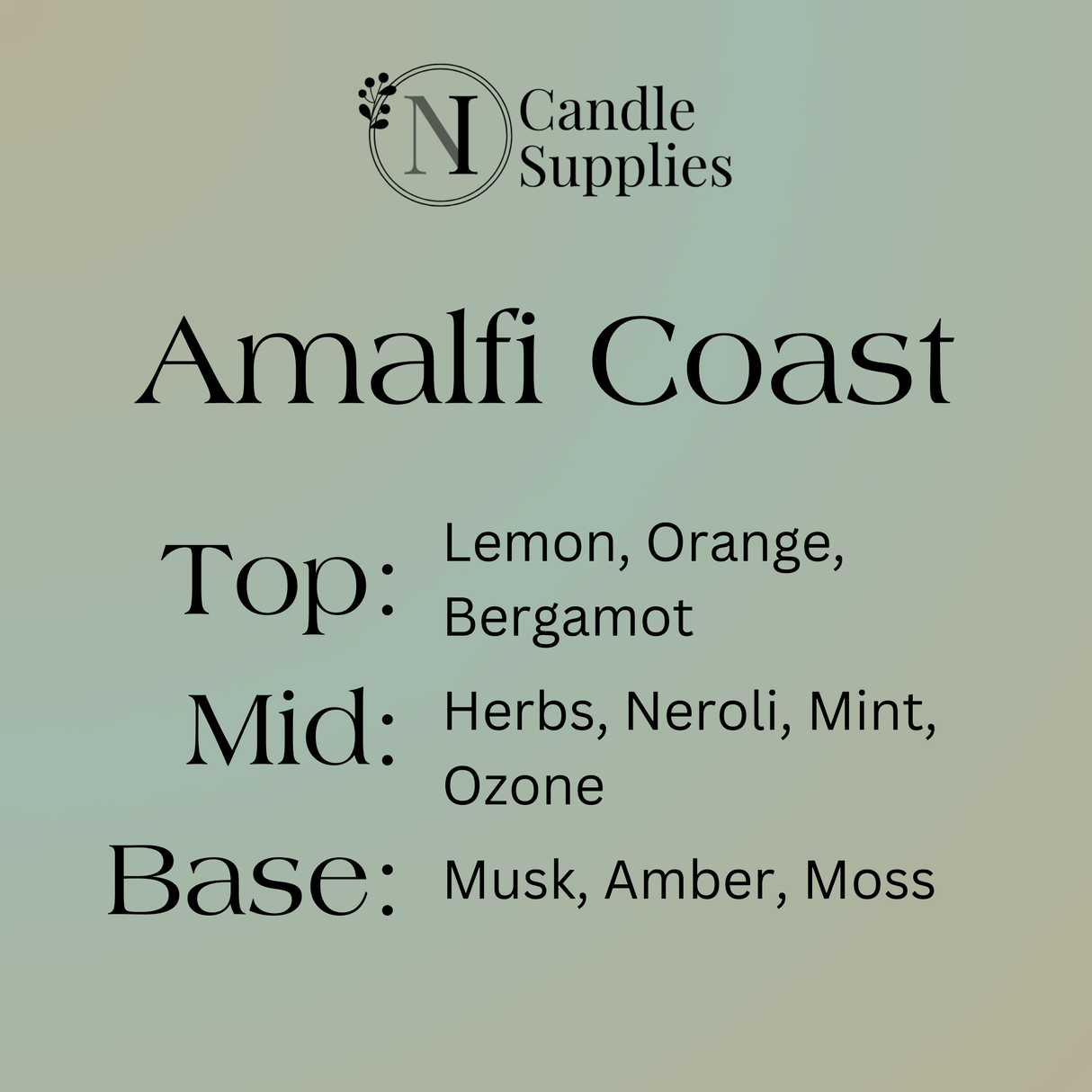 Amalfi Coast Wax Melt Sample