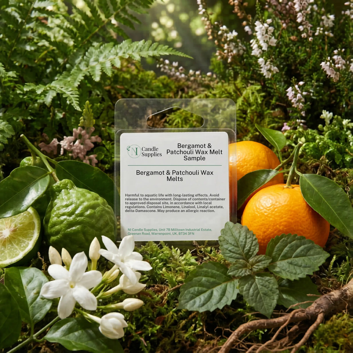 Bergamot & Patchouli Wax Melt Sample
