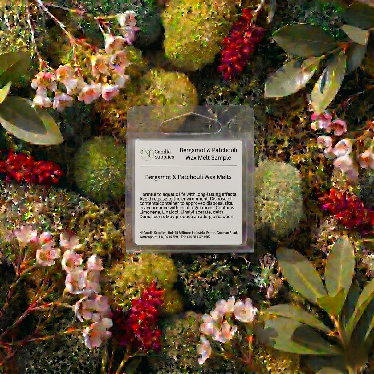 Bergamot & Patchouli Wax Melt Sample