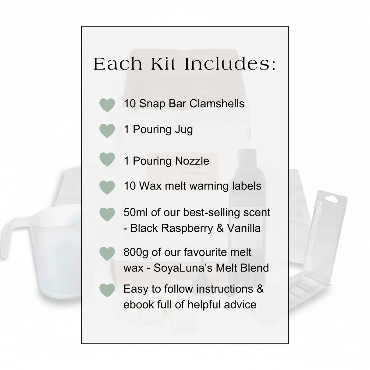 Wax Melt Making Kit - Black Raspberry & Vanilla