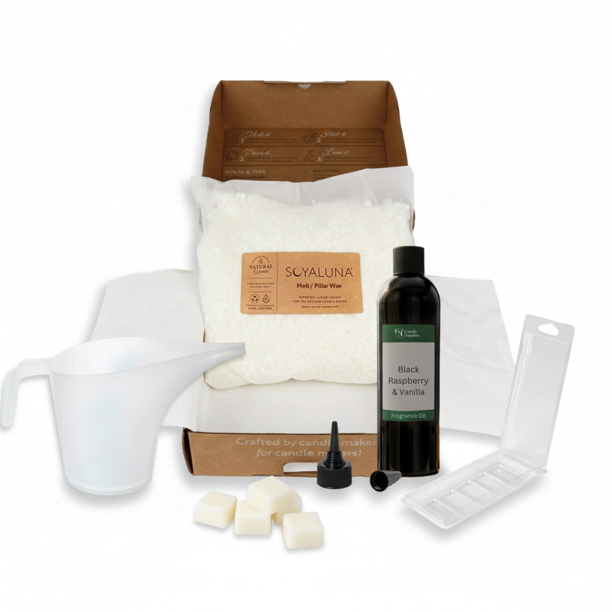 Wax Melt Making Kit - Black Raspberry & Vanilla