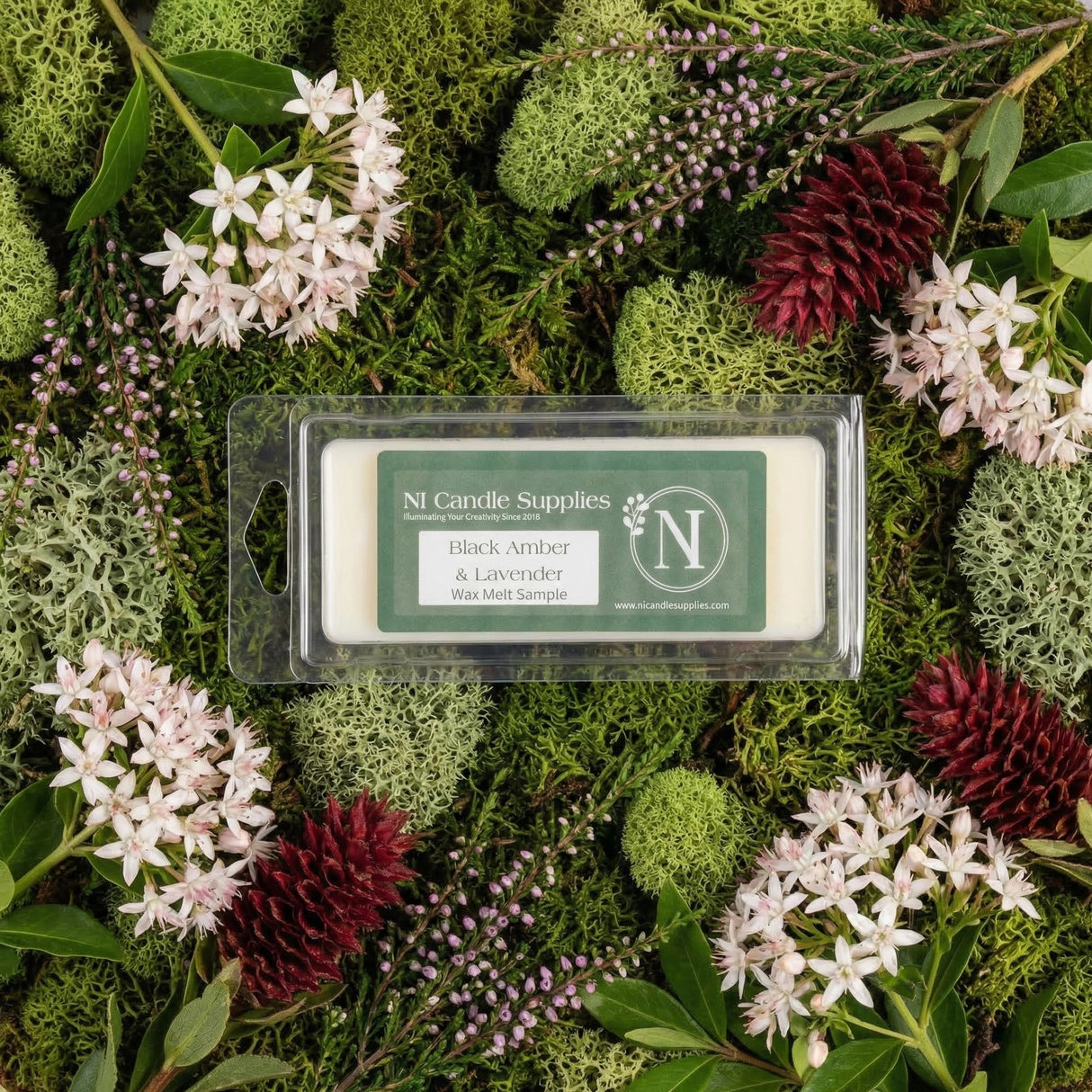 Black Amber & Lavender Wax Melt Sample
