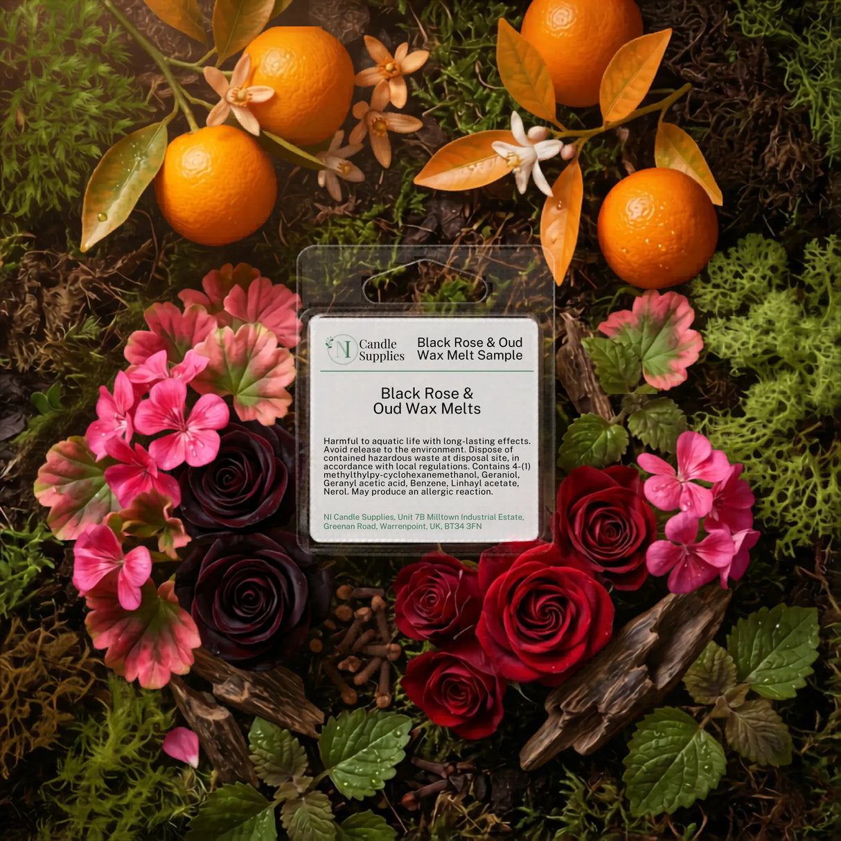 Black Rose & Oudh Wax Melt Sample