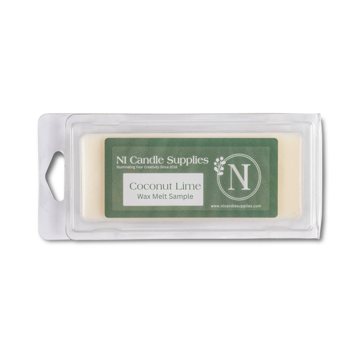 Coconut Lime Wax Melt Sample