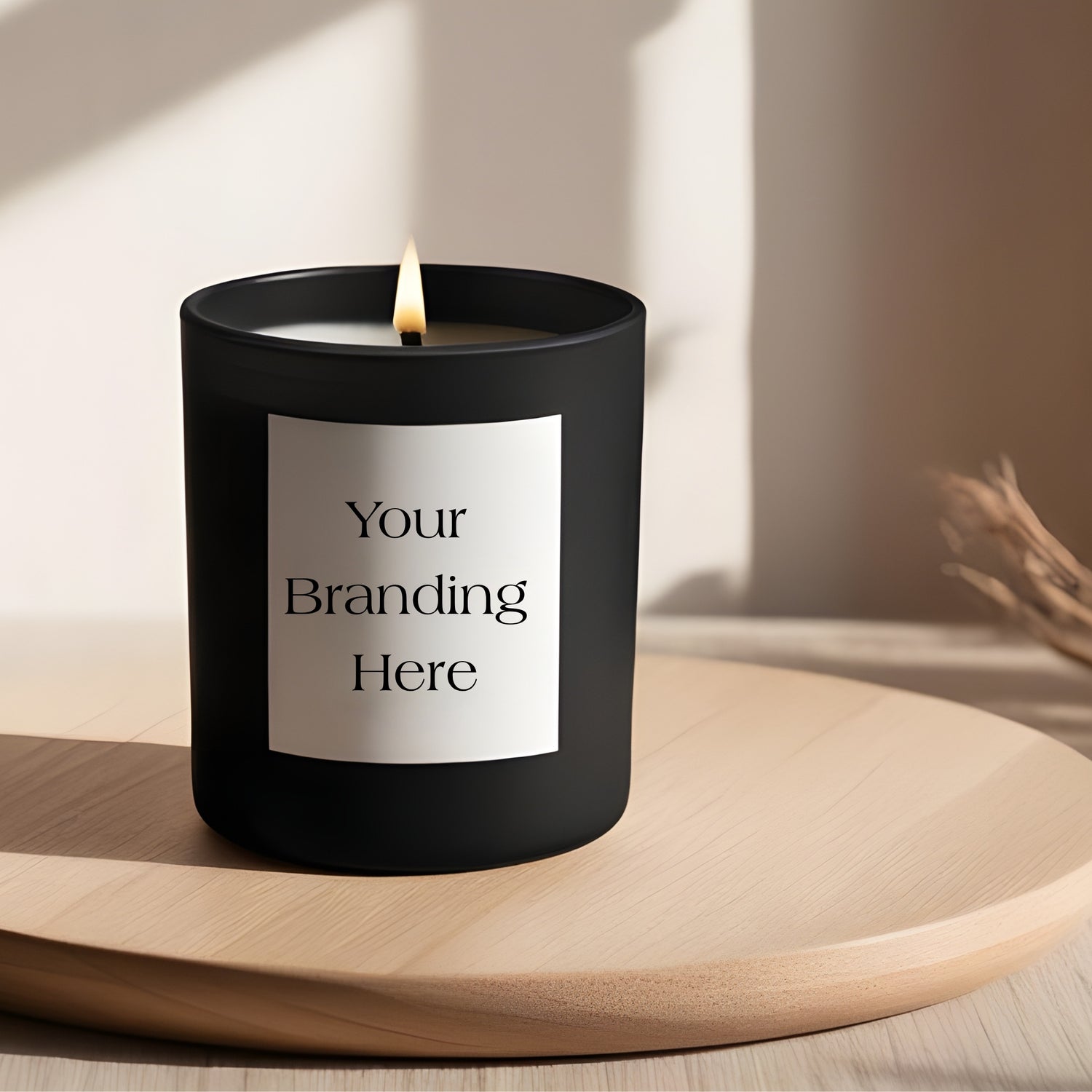 20cl Starter Signature Finished Candle – Matt Black