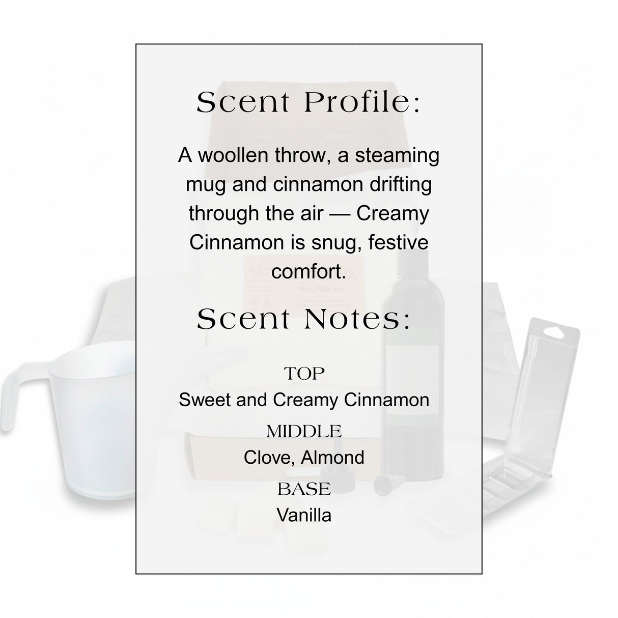Wax Melt Kit - Creamy Cinnamon