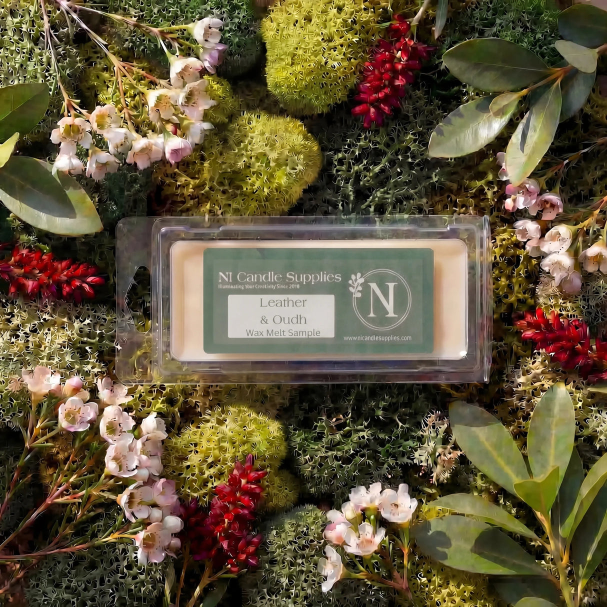 Leather & Oudh Wax Melt Sample