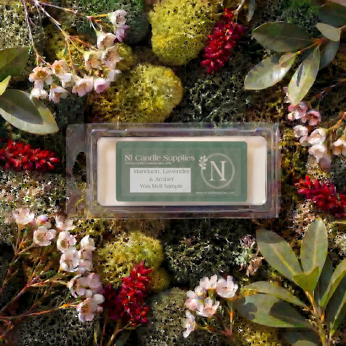 Mandarin, Lavender & Amber Wax Melt Sample