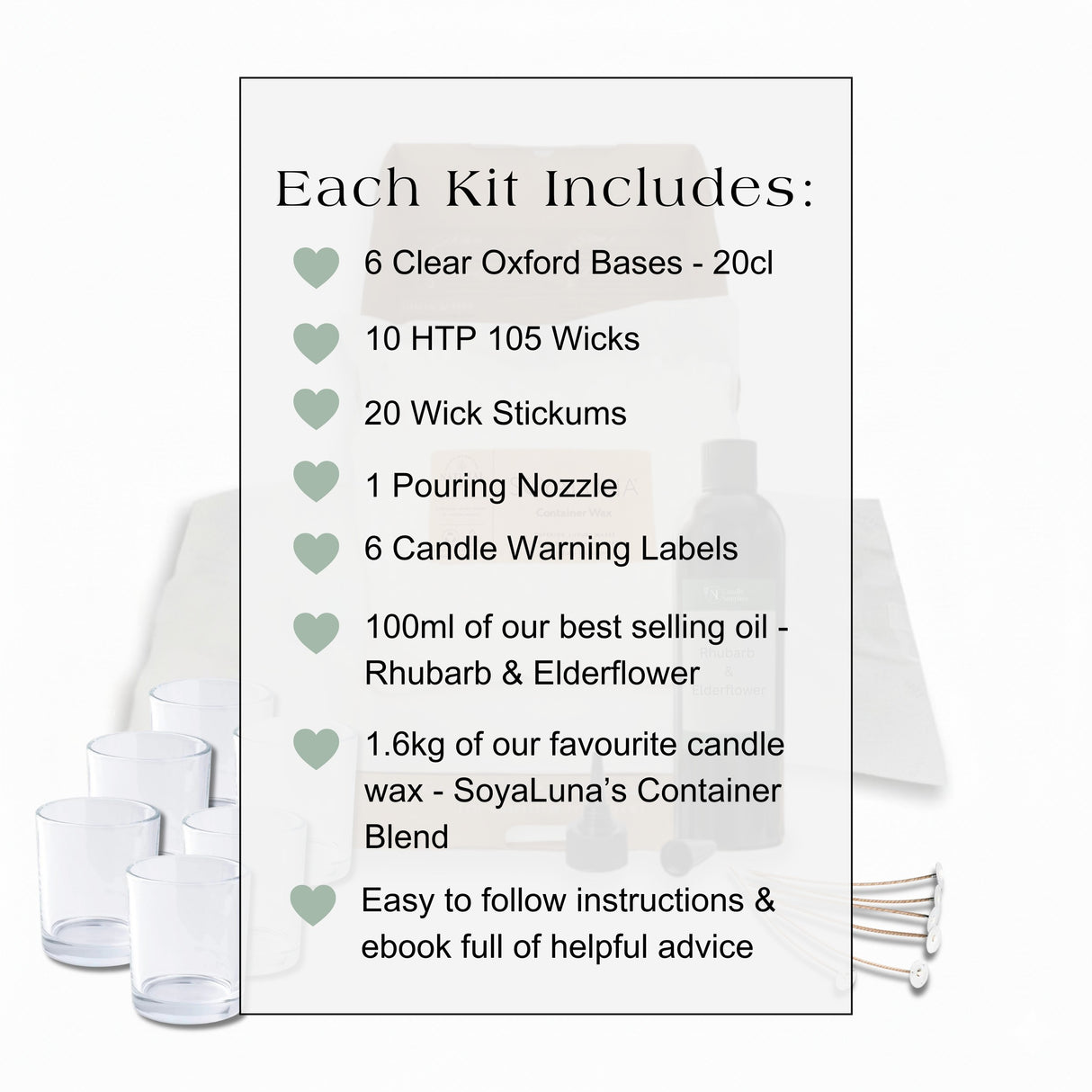Essentials Candle Making Kit - 20cl Oxford