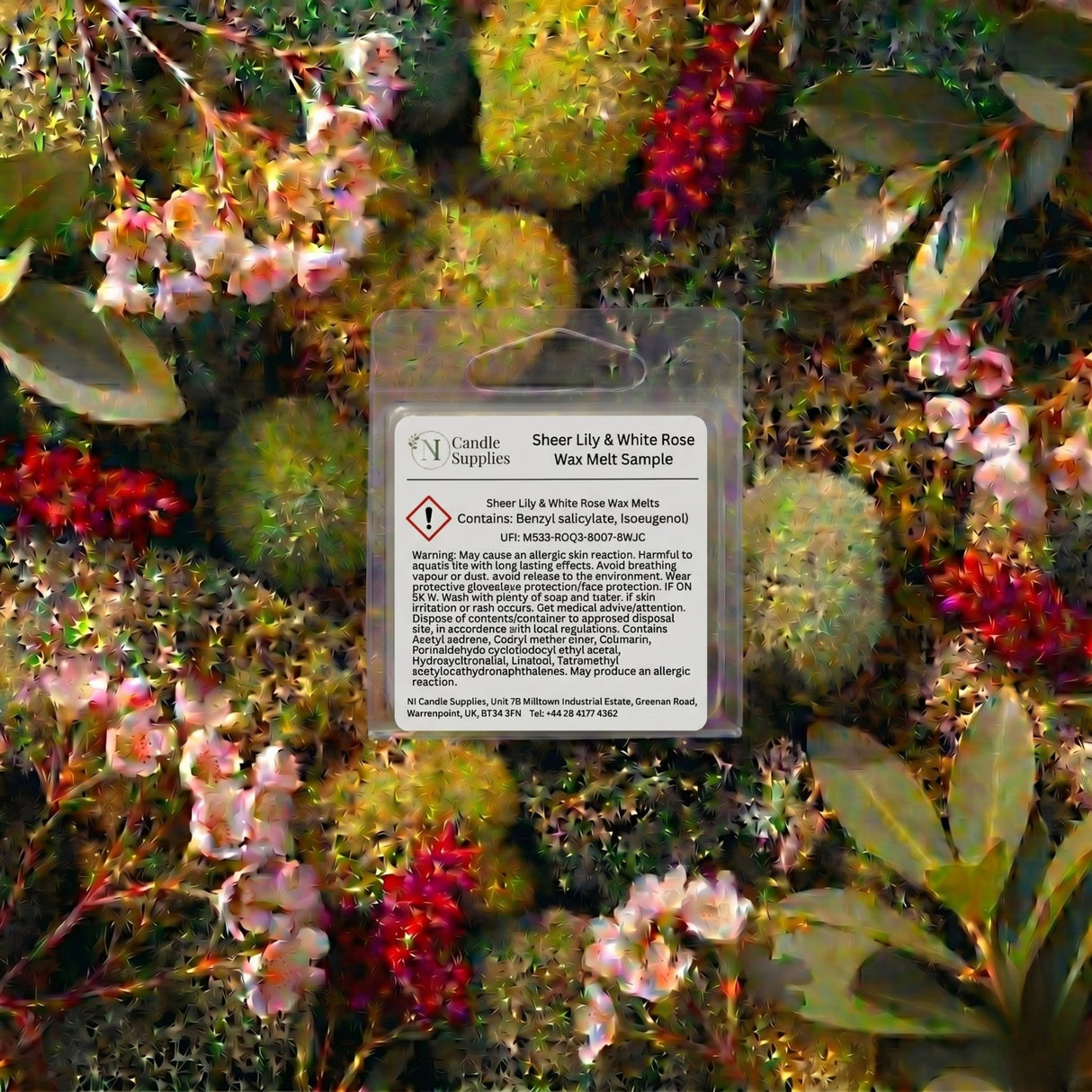 Sheer Lily & White Rose Wax Melt Sample