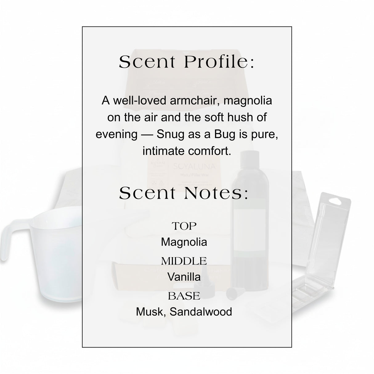 Wax Melt Making Kit - Snug as a Bug