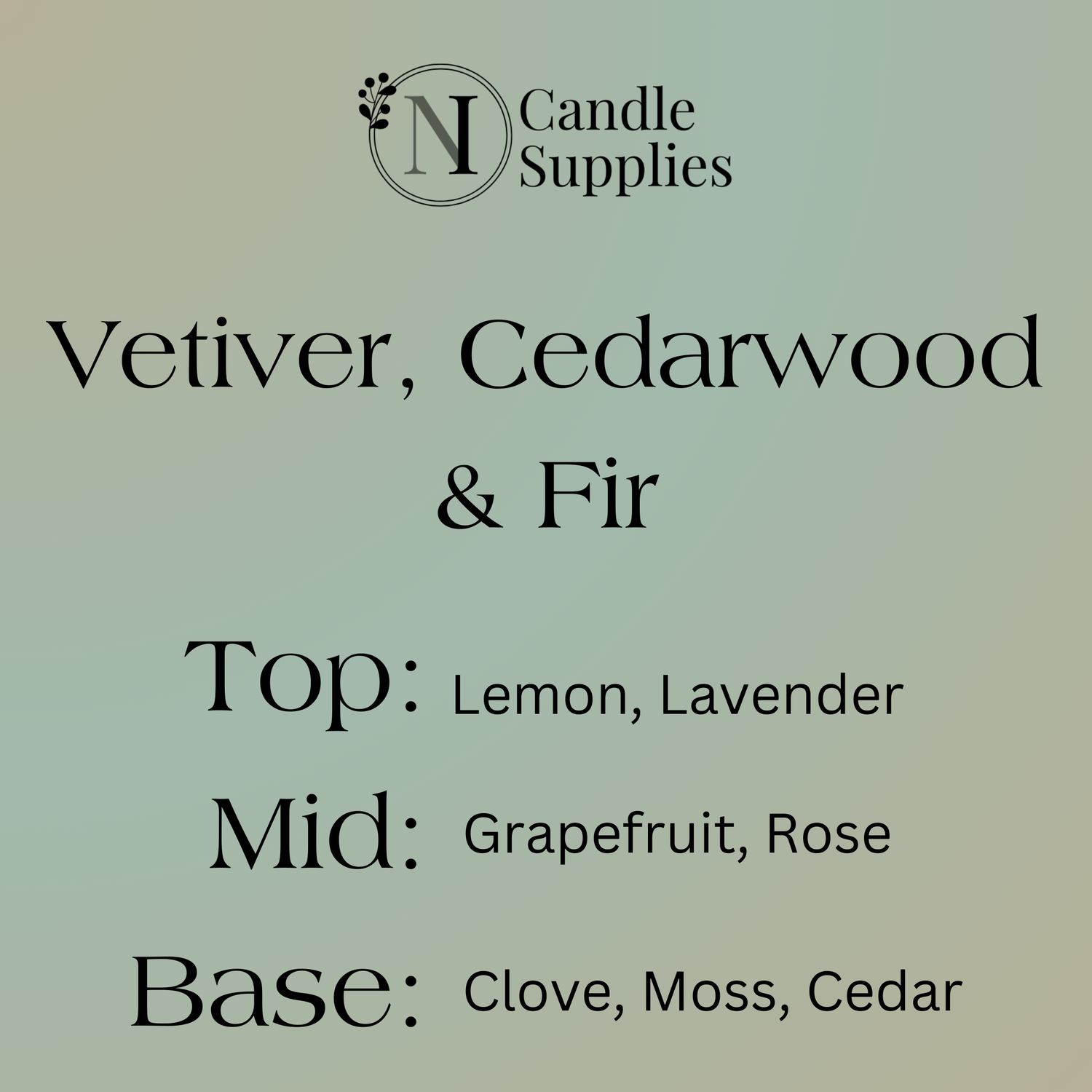 Vetiver, Cedarwood & Fir Fragrance Oil - Reformulated