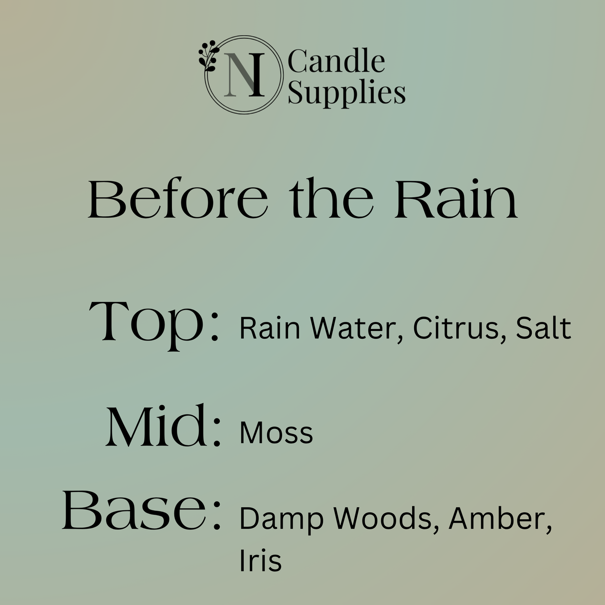 Before the Rain Fragrance Oil