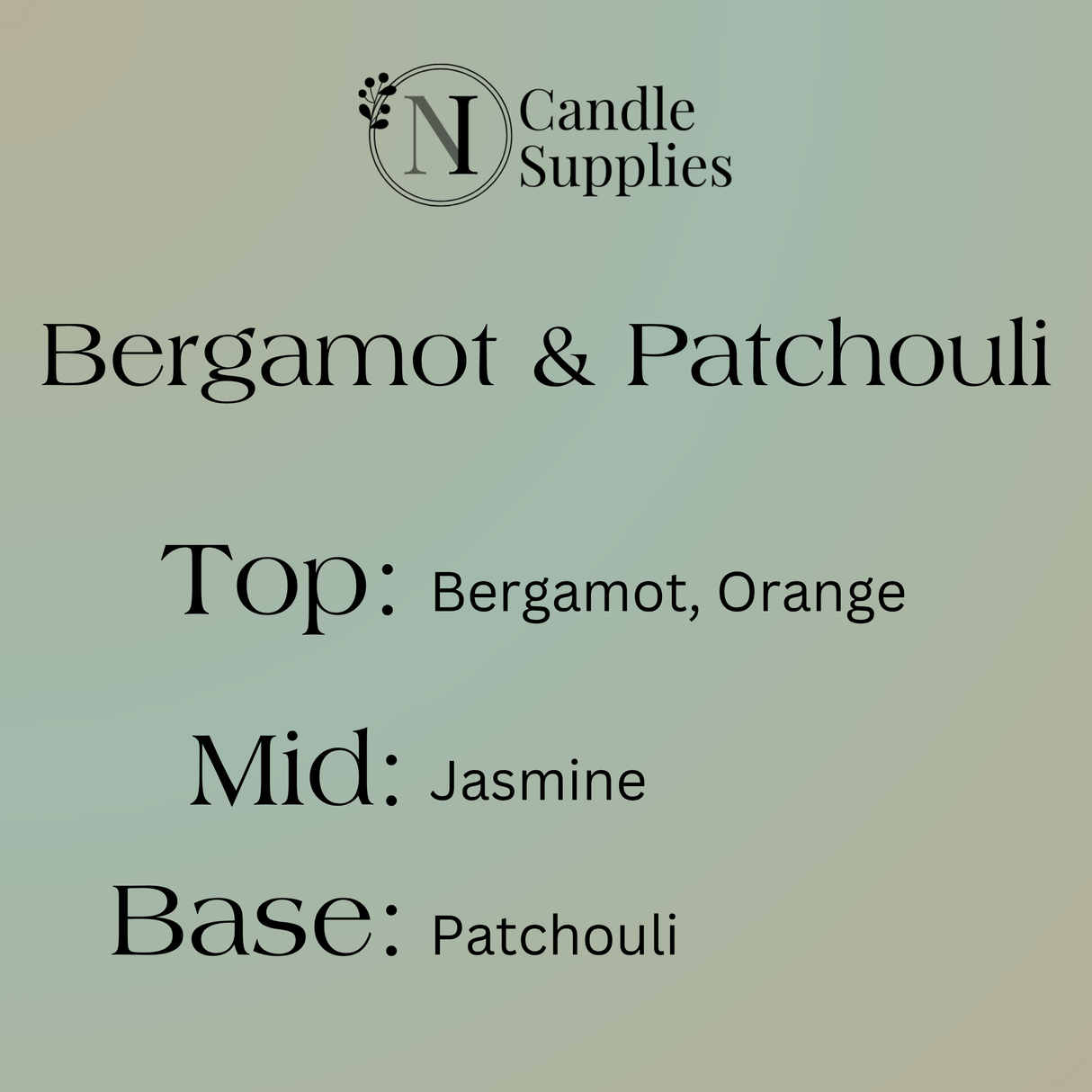 Bergamot & Patchouli Fragrance Oil - Reformulated