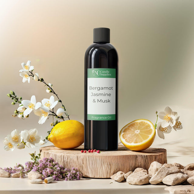 Bergamot, Jasmine & Musk Fragrance Oil All Fragrance Oils NI Candle Supplies