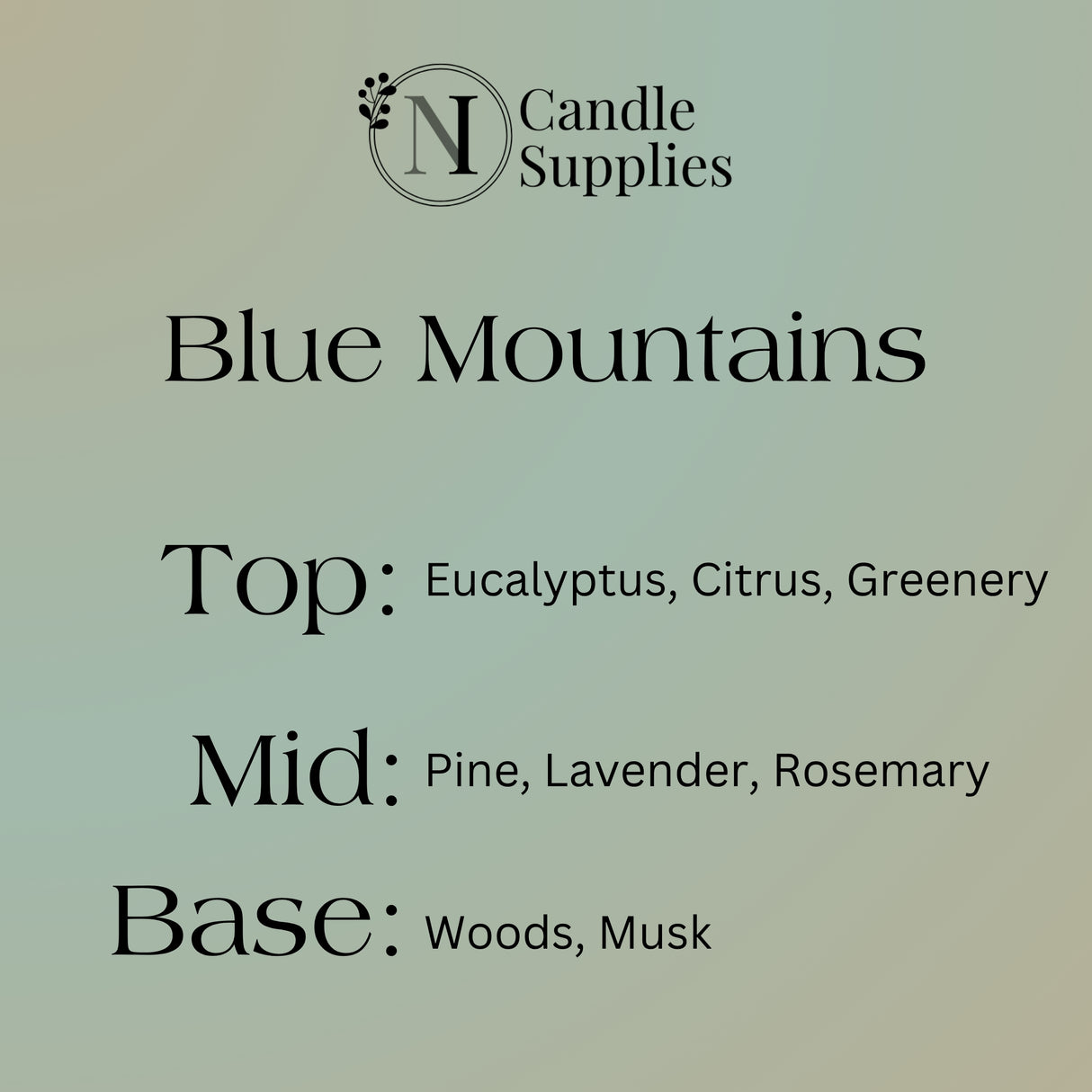Blue Mountains Fragrance Oil