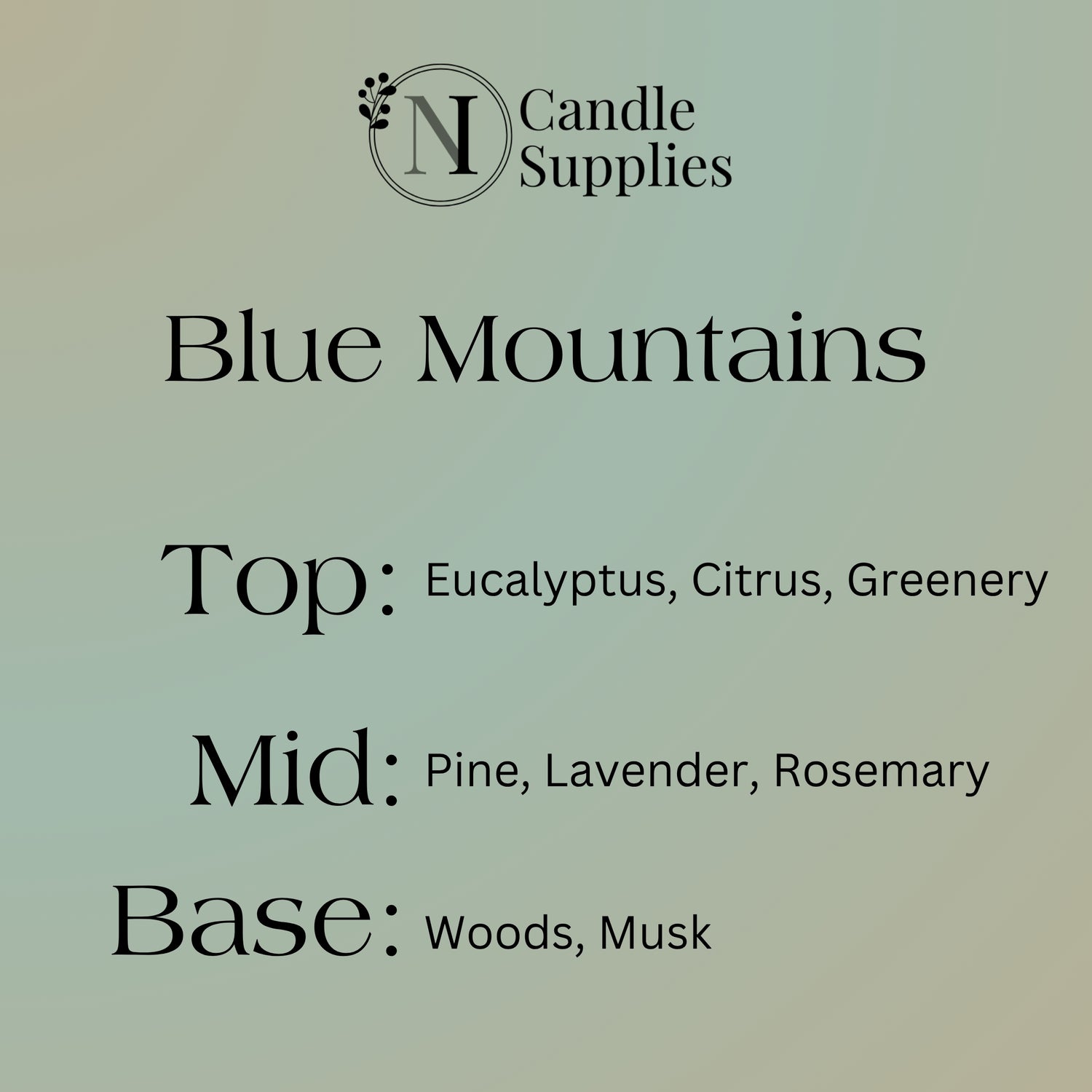 Blue Mountains Fragrance Oil