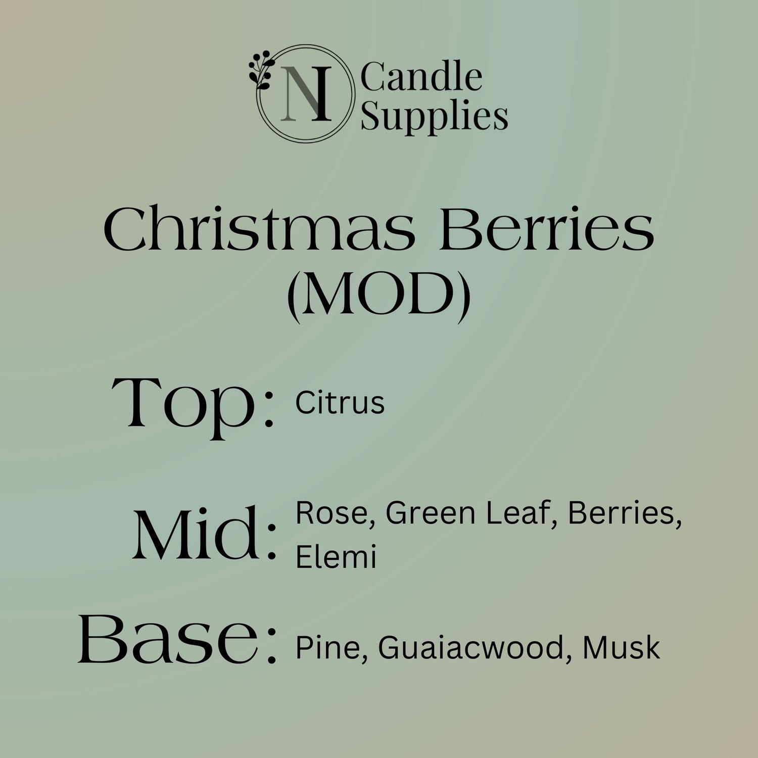 Christmas Berries Fragrance Oil (MOD)