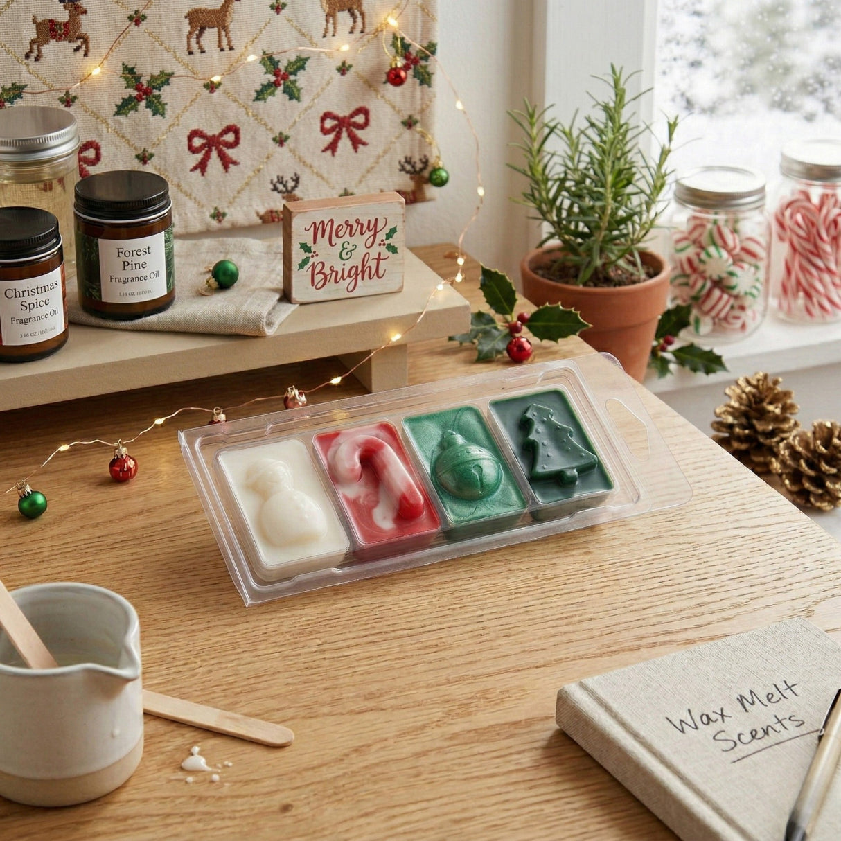 Snap Bar Clamshells - Christmas