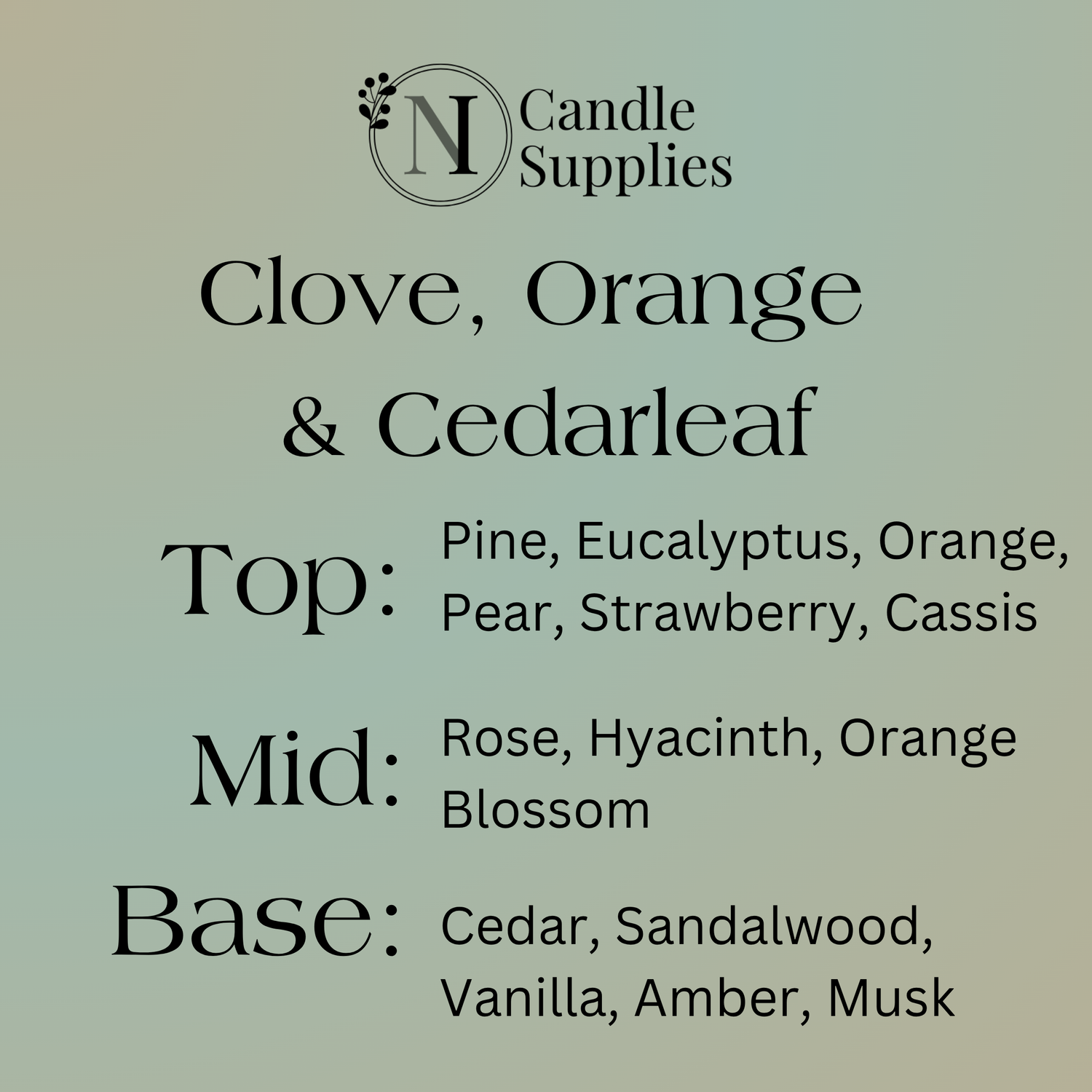 Clove, Orange & Cedarleaf Fragrance Oil - Reformulated