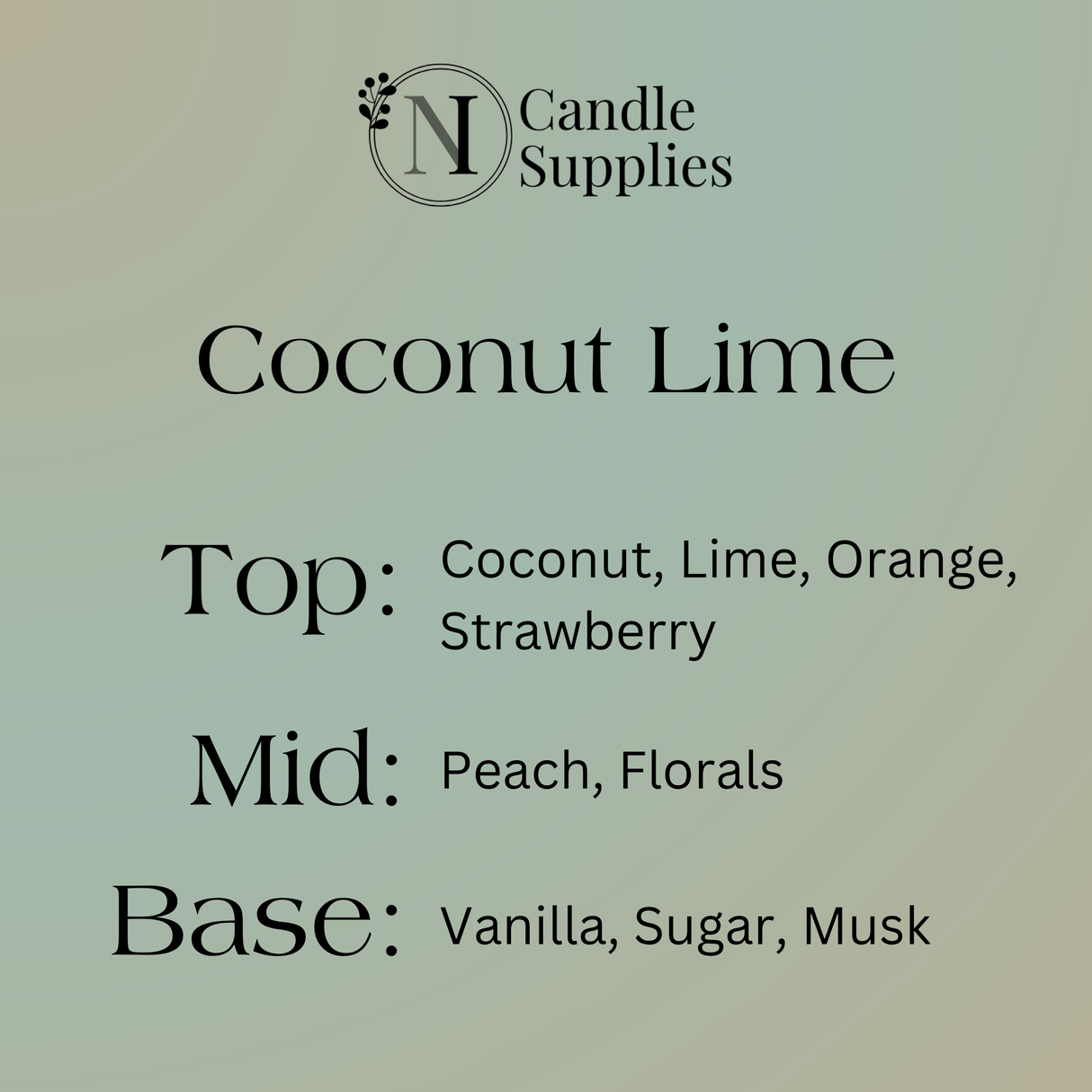 Coconut Lime Fragrance Oil - Reformulated