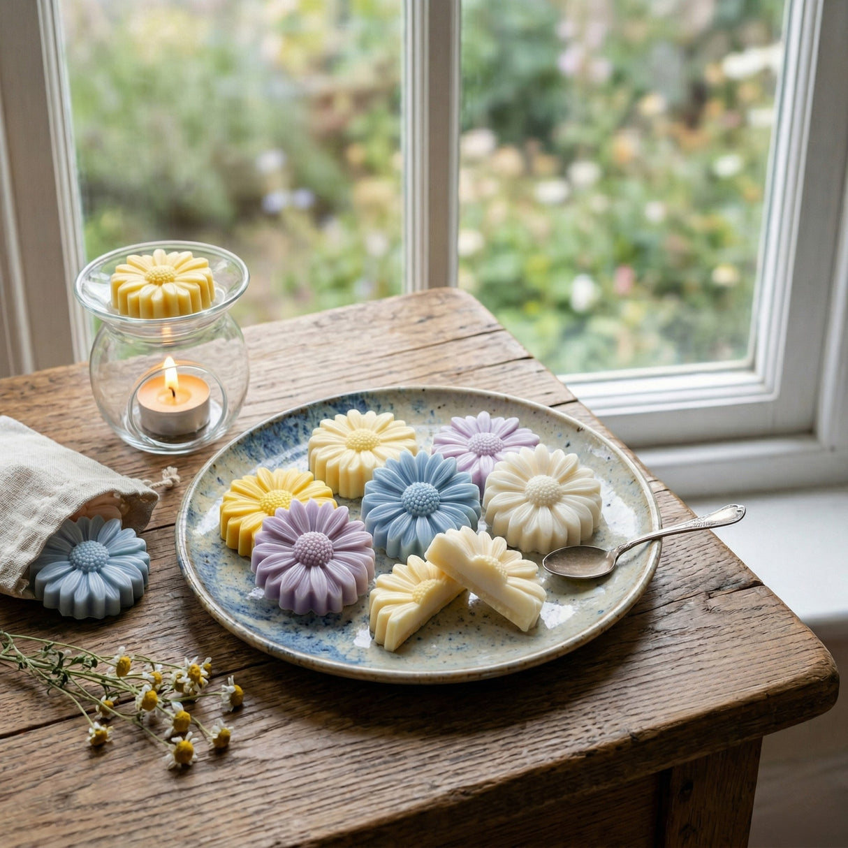 Daisy Wax Melt Mould — Single Cavity