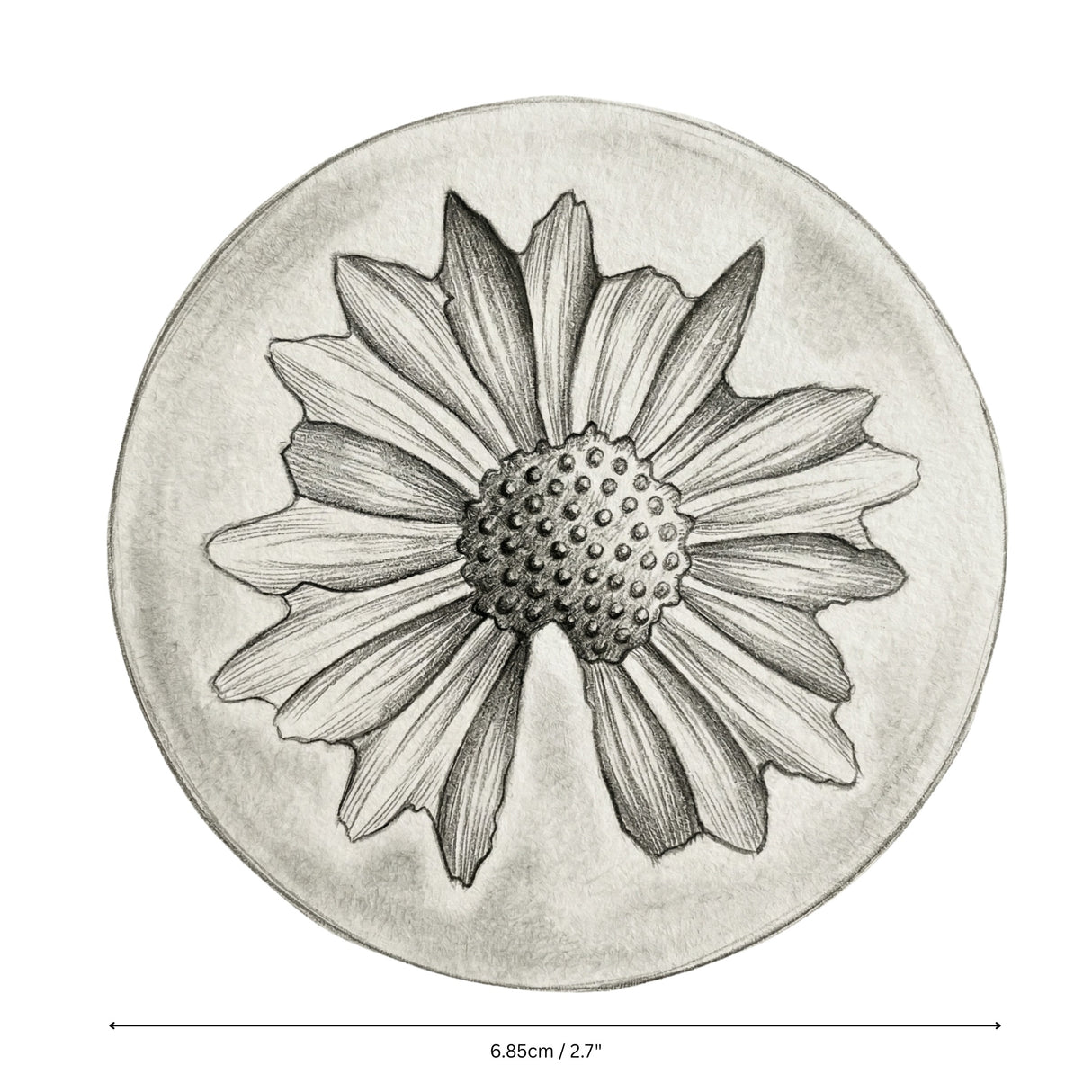 Daisy Wax Melt Mould — Single Cavity