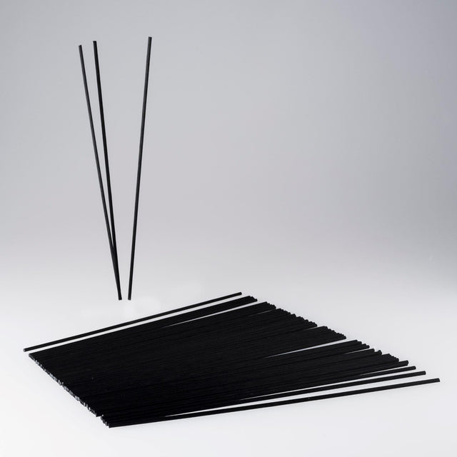 Fibre Diffuser Sticks (250mm LONG) - Black Reed Diffuser Sticks NI Candle Supplies