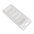 Five Cavity Snap Bar Clamshells Wax Melt Clamshell NI Candle Supplies