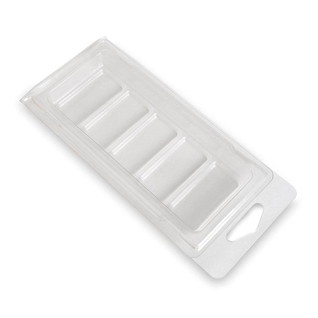Five Cavity Snap Bar Clamshells Wax Melt Clamshell NI Candle Supplies