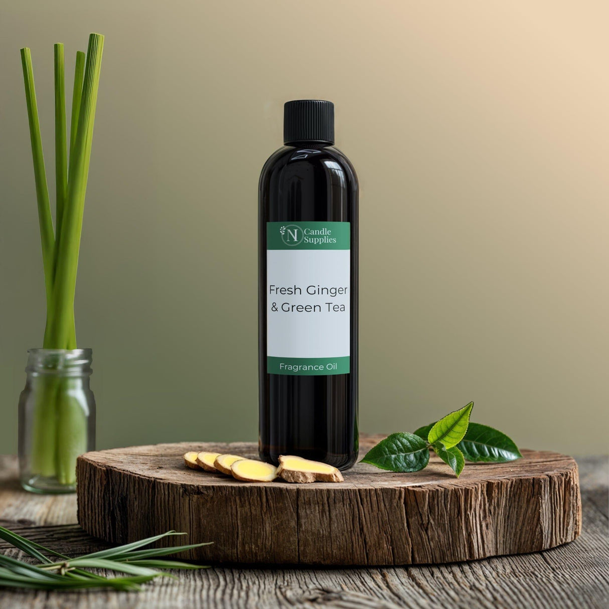 Fresh Ginger & Green Tea Fragrance Oil - Reformulated All Fragrance Oils NI Candle Supplies