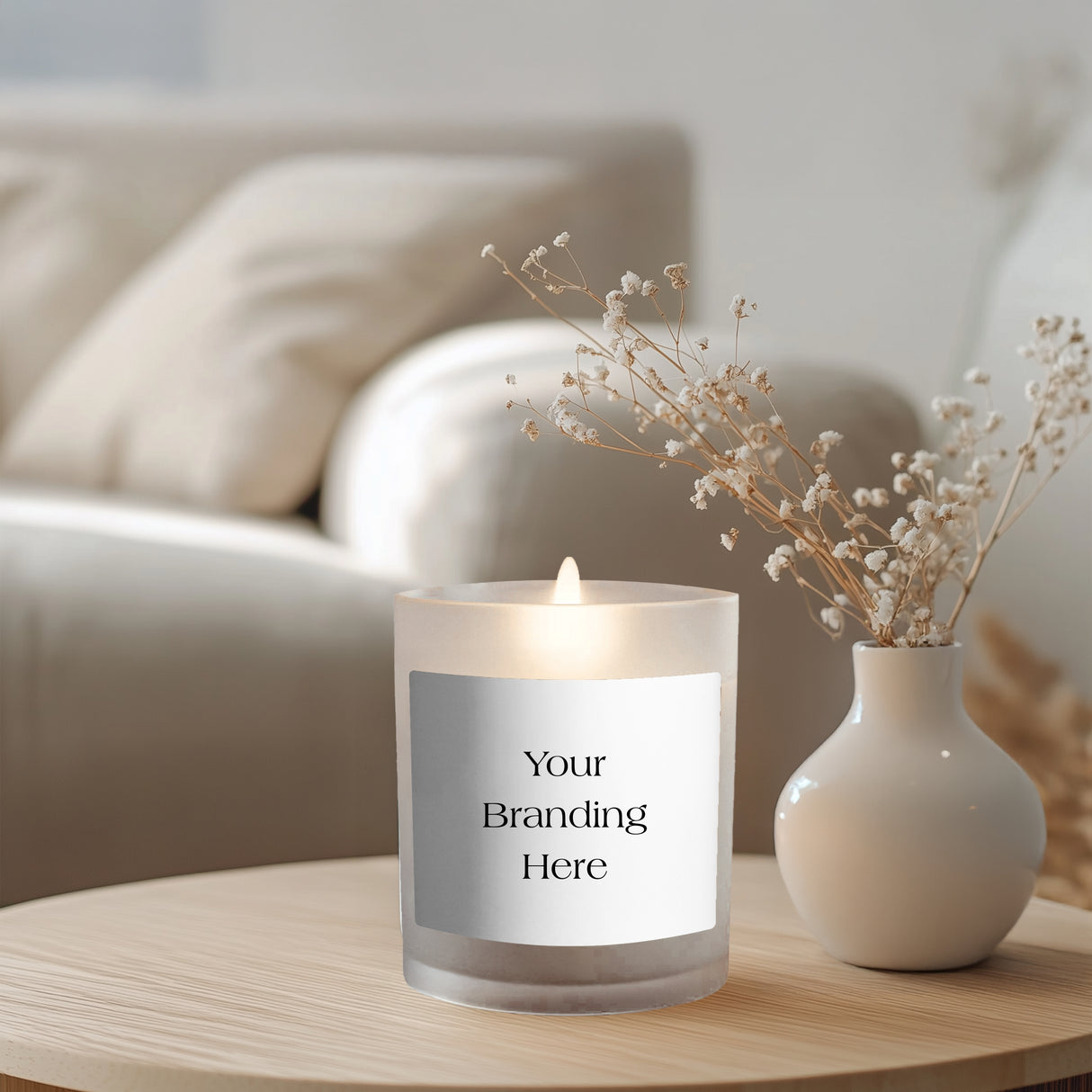 20cl Starter Signature Finished Candle – Frosted Finish