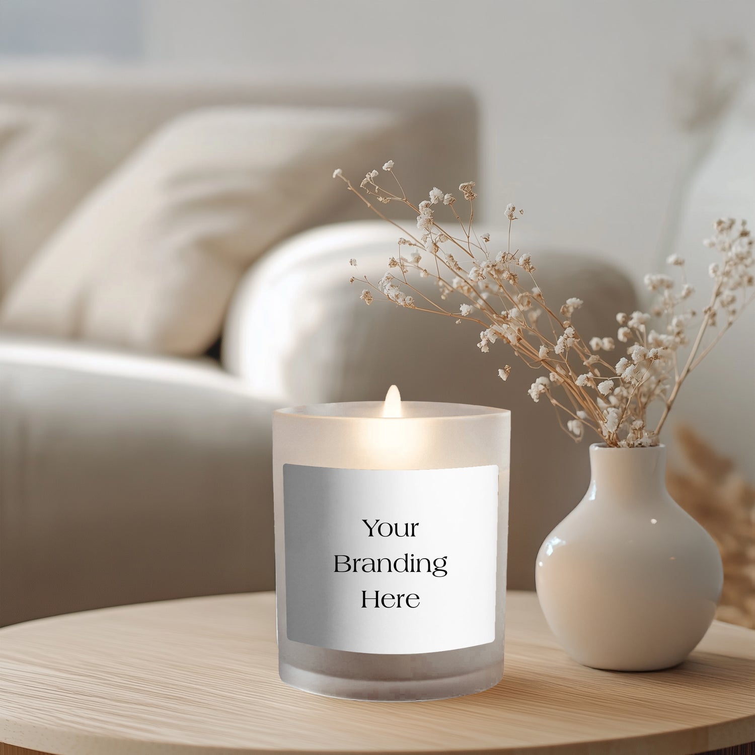 20cl Starter Signature Finished Candle – Frosted Finish