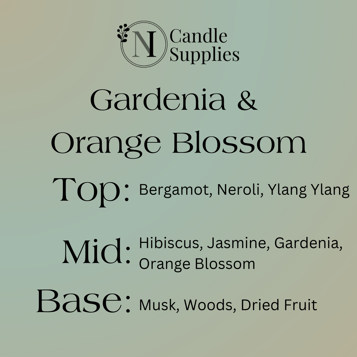 Gardenia & Orange Blossom Fragrance Oil